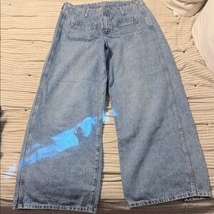 Old Navy Light Blue Flare Jeans